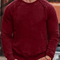 Retro Comfort: Heren Vintage Ronde Hals Sweatshirt