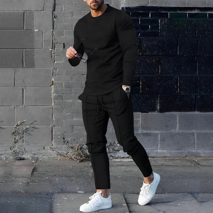 Modern Sweatshirt met Bijpassende Joggingbroek - Stijl en Comfort