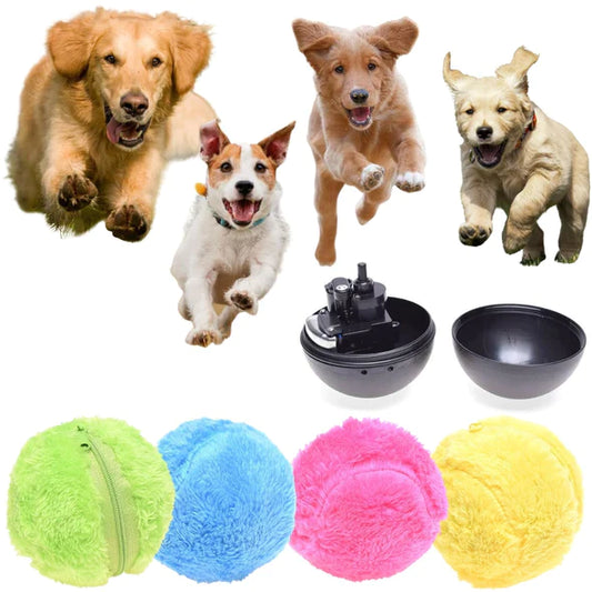 Hiba  - Hondenspeelgoed - Actieve Rollende Bal (set van 4 kleuren)